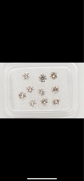 Lote diamantes certificados GLAB