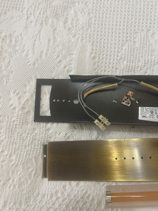 Aplique de pared latón