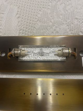 Aplique de pared latón