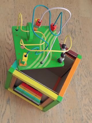 Gioco educativo in legno multifunzione