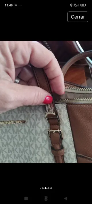 Bolso Michael Kors Beige y Marrón