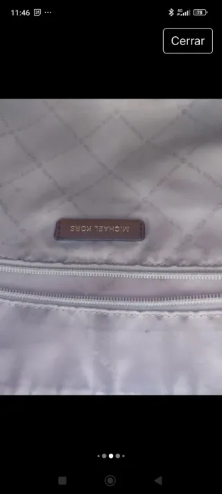 Bolso Michael Kors Beige y Marrón