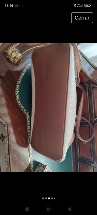 Bolso Michael Kors Beige y Marrón