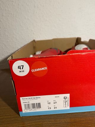 Zapatillas Puma Ferrari Rojas Talla 47 Nuevas