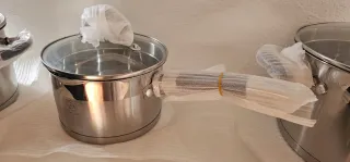 Set di pentole in acciaio inossidabile