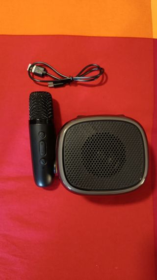 Altavoz Karaoke LED Negro