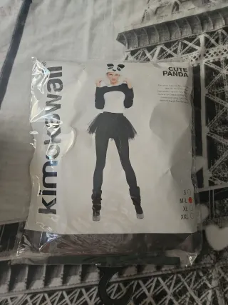 Disfraz Oso Panda Mujer Talla Única