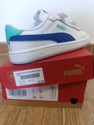 Zapatillas Puma Smash Bebé Talla 24 (15cm)