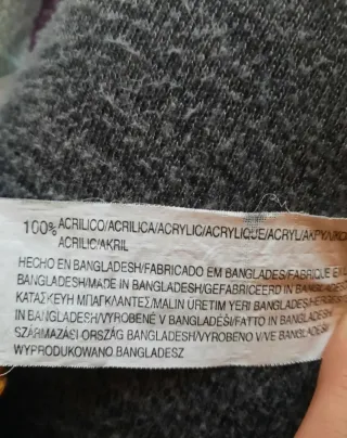 Jersey de cuello alto a rayas