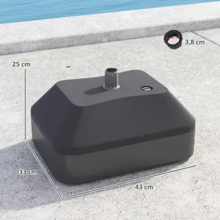 Base Rellenable Sombrilla 38mm