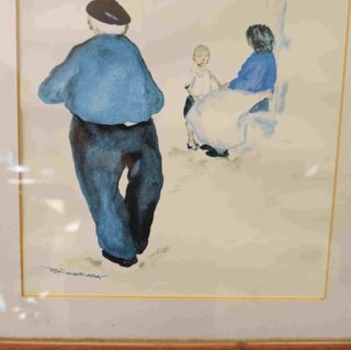 3 REPRODUCCIONES DE RODOLFO CANDELARIA PESCADORES