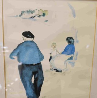 3 REPRODUCCIONES DE RODOLFO CANDELARIA PESCADORES