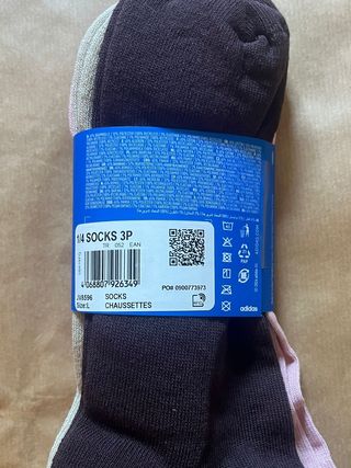 Pack 9 Pares Calcetines Adidas Tres Colores