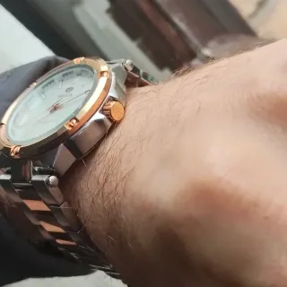 Reloj Marea Hombre Bicolor Dorado y Plateado