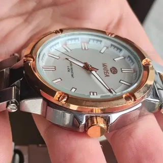 Reloj Marea Hombre Bicolor Dorado y Plateado