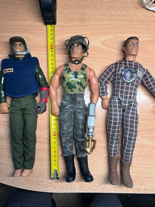 Lote 3 Figuras Action Man Hasbro