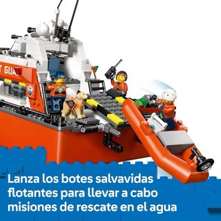 LEGO City Barco y Helicóptero de Rescate