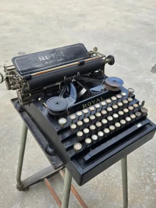 Antigua Máquina de escribir Royal Standard 5 1913