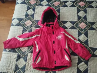 Chaqueta y pantalón de nieve rosa