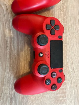 Mandos PS4 Rojo - Como Nuevos