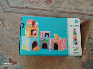 Juego apilable Dideco Topanifarm +18 meses