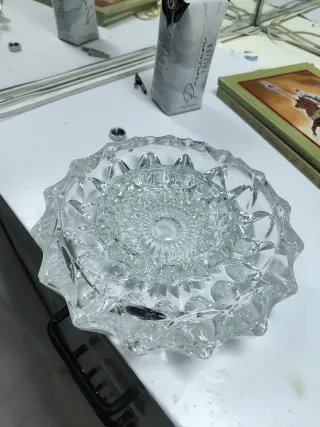 Pareja Ceniceros Cristal Vintage