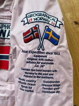 Cazadora Geographical Norway Rosa