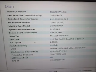 Ordenador portátil Lenovo ThinkPad E14 I7