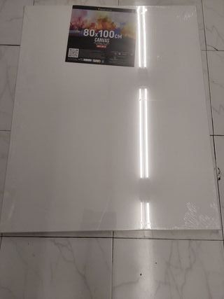 Zenacolor Canvas 80x100 - Set di 2 tele grandi per dipingere 80x100 senza acidi - adatte a tutti i tipi di pittura su tela