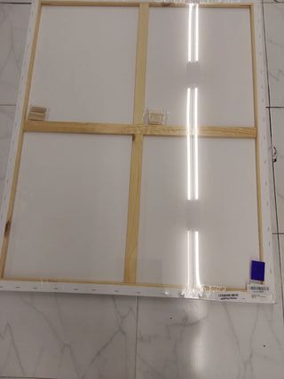 Zenacolor Canvas 80x100 - Set di 2 tele grandi per dipingere 80x100 senza acidi - adatte a tutti i tipi di pittura su tela
