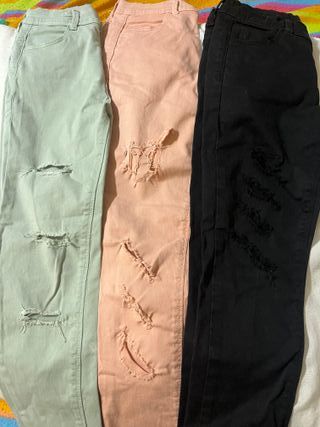 Pantalones skinny niña Kiabi T.9 (132-137cm)