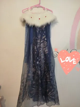 Disfraz Elsa Frozen Invierno Talla 6/7
