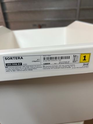 2 Cajas de Almacenamiento Blancas