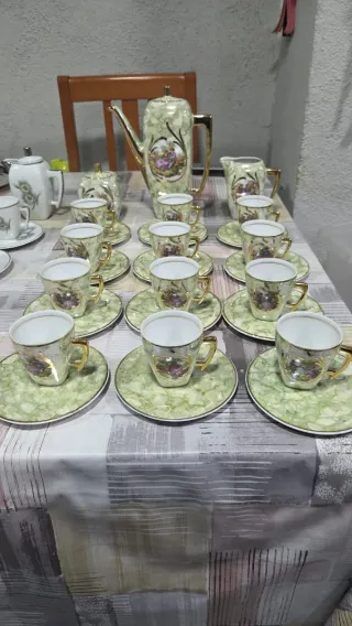 Juego de café vintage porcelana