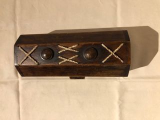 Scatola in legno con specchio