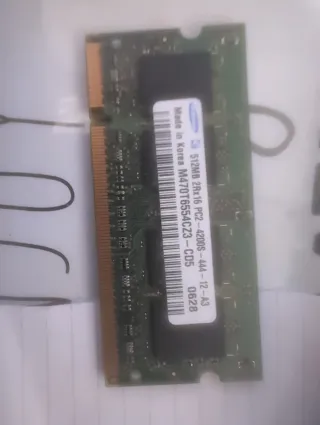 Memoria RAM Samsung 512MB DDR2 Portátil