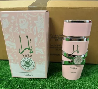 Perfume Yara Lattafa Rosa y Plateado