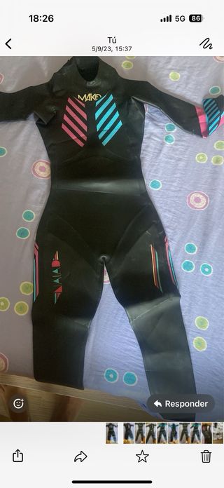 Traje de neopreno triatlon