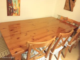 Mesa de comedor de madera Ikea Forsby