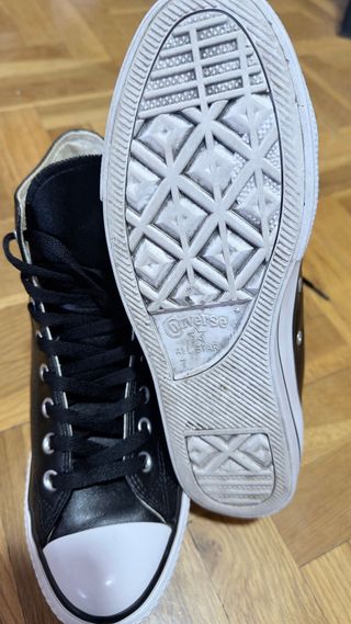 Converse Negras Plataforma