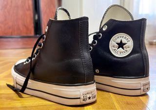 Converse Negras Plataforma