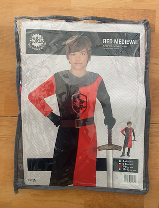 Disfraz Caballero Medieval Fiestas Guirca 7-9 años