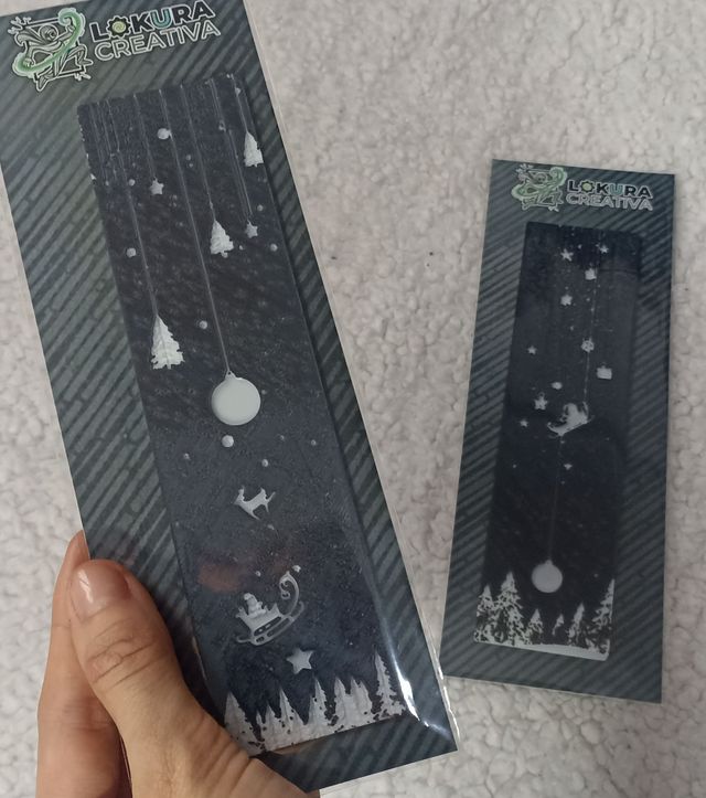 Set 2 Marcapáginas 3D "Cadena de deseos"