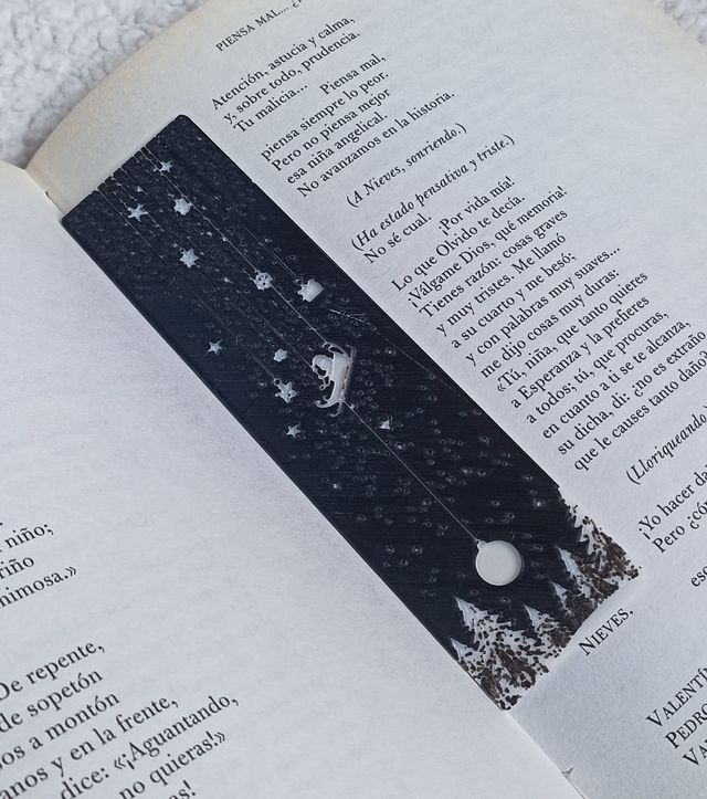 Set 2 Marcapáginas 3D "Cadena de deseos"