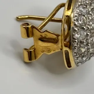 00413/4 CONJUNTO ANILLO Y PENDIENTES DE ORO DE 18K