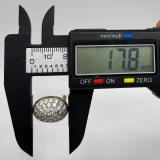 00413/4 CONJUNTO ANILLO Y PENDIENTES DE ORO DE 18K