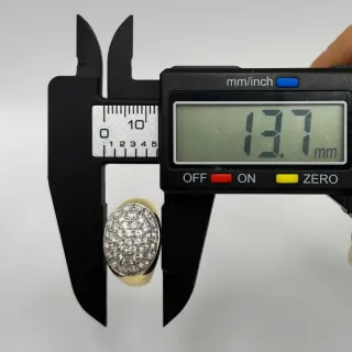 00413/4 CONJUNTO ANILLO Y PENDIENTES DE ORO DE 18K