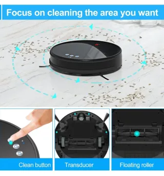 Robot aspirador y fregona Lefant u180