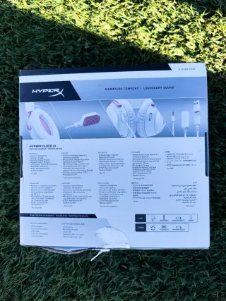 HyperX Cloud III Auriculares Blanco/Rosa