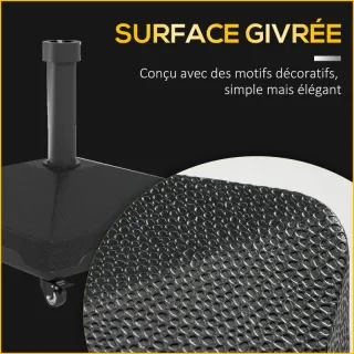 Base para sombrilla 21kg con ruedas